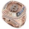 Anelli di band Megin D Rose Gold Simbolo Bitcoin Millionaire Moneta commemorativa Anelli vintage per uomini Donne Coppia amici Regali di gioielli Anillos 230814