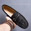 Dress Shoes Penny Loafers Men Soft Driving Moccasins High Quality Flats Suede Leather Casual Slipon for 230814