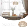 Pendant Lamps Lampshade Modern Housing Creative Light Cover Paper Simple Protector Simulation Rattan