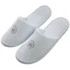 Home Shoes 5Pairs/Lote White Terry Fleece Homens Mulheres Crianças Disponíveis El Slippers Slides de algodão Hospitalidade de viagens de viagem em casa 230814