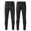 Jeans maschi maschi pantaloni in jeans pantaloni magri pantaloni lunghi lunghi in vita alta hip hop punk slim cottoming streetwear matite