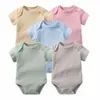 Wholesale Baby Clothes Onesie Sleepsuit Organic Cotton Rompers Bodysuits