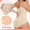 Women's Shapers Plus Size S-3XL Cami Bodysuit Shapewear Women Body Shaper Tummy Control Slimming Sheath Push Up Camisole Slimmer Abdomen Corset 230812