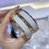 Charm Armband Fashion Women Luxury Armband High Quality High 1 1 1 End Brand Jewelry Rostfritt stål Armband för Women Party Jewelry 230814