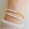 Strand Vlen 2024 In Mother Of Pearl Shell Dainty Bracelet Gold Color Miyuki Tiny Beads Bracelets For Women Jewelry