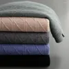 Maglioni masWears abbigliamento autunno inverno inverno maglione di colore solido magnione a maglia grande maglieria di grandi dimensioni in lana pura lana casual cimopica