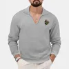 Men's Sweaters 2023 Autumn/Winter Fashion Brand Printed Logo Luxury Top Grade Sweater Style Customizable