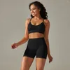 Women's Tracksuits Seamless Yoga Set Camisole Bra Shorts Fitness Tracksuit Women Gym Breathable Clothing High Elastic Squats Push Up