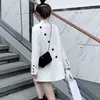 Женские костюмы Blazers Lanmrem Women Blazers Coat Korean Version Design Sense Loose Fit Jacket Fashion осень 2P9520 230812