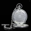 Table Clocks Cloisonne Enamel Silver Pocket Watch With Chain Double Opening Mechanical European Reflux Antique Collectables