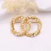 الرياح البسيطة Desinger Jewelry Brooch Women Pearl Crystal Rhinestone Letter