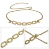 Riemen punk metal keten vrouwen riem goud zilveren taille ketting jurk jeans coole meisjes dame tailleband accessoires carrosserieketen mode