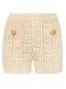 Shorts femminile 2023 tessuto da ricamo a maglia di alta qualità pantaloni di lana casual versatili premium