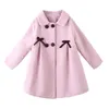 ジャケットウィンターキッドガールズコート秋の温かいウールコートオーバーコートかわいい綿のパディング厚い女の赤ちゃんアウタージャケットキッズ服R230812