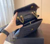 luxury handbag shoulder bag designer seam leather ladies metal Chain high quality clamshell messenger bags