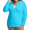 Women's Hoodies Long Sleeved Large Size Hoodie Sports Top Solid Color H Coat For Women Leopard Rain Jacket