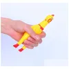 Dog Toys Chews Screaming Chicken Squeeze Sound Toy Pet Cat Kids Decompression Funny Tool Rubber Squeak Squeaker Puppy Gift Dh9871 Dhuwy