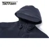 Herenjacks tacvasen lente winter fleece jas met hoodie heren tactische fleece jas full-zip omhoog outdoor winddichte capuchon warme werkjas 230812