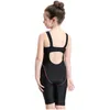 Tvådelar Landubi Konkurrenssport Swimming Girl SwimeWear Baby Children 1PC Swimsuit For Kids Trunkswork Quick Dry 220622 Dro Dhdev