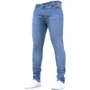 Herenbroeken jeans 2023 mode streetwear rechte lente zomer skinny casual denim voor mannen pantalones hombre