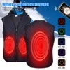 Men's Vests Men Women Winter USB Electric Heated Vest Bluetooth APP Timing 5 Gear Temperature Electric Jacket Outdoor Hunt Fishing S-4XL 230812