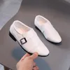 أحذية رياضية أحذية مدرسة أوكسفورد للأطفال براءة اختراع جلدية فتيات صغار أطفال فستان فستان منصة الحزب الربيع الخريف 230814