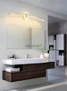 Wall Lamps Mirror headlight light luxury minimalist gold line bathroom toilet led light simple modern dresser fill light HKD230814