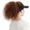 Ball Caps High Baseball Cap for Women Summer Sun Hat Running Snapback Niechlujna peruka mody panie na świeżym powietrzu