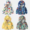 Jackets Jungen von Jungen für Kinder Wear Girls 'Windbreaker Autumn Kleid Babyjacke Untermaachine 230814