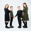 Mädchens Kleider AP Casual Velor Collection Jungen Mädchen im Herbst Winter Familienpasstkleidung Kinder Mode Set Top Kleidung 230814