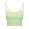 2023 Women Yoga Bra Tank Tops Soft Fabric Shockproof Sports Bra Shirts Fitness Vest Top Sexy Underwear Solid Color Gym Clothes No Logo