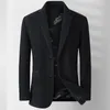 Mäns kostymer Mens Suit Jacket Slim Fit Sport Coats Blazer för Daily Business Wedding Partymen's HerringBone Lightweight Coat