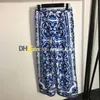 Pantaloni da camicia da donna stampate a maniche lunghe crotte per pantaloni da donna estate