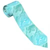 Базу связки повседневная стрелка скинни зеленый и бирюзовый мраморный галстук для мужчин