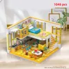 Blocks City Friends House House Camera da letto Princess Garden Street View Villa Architecture Micro blocchi in miniatura Girls R230814