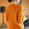 Kobiety Swery kaszmirowe Sweter Kobiety na drutach wełna merynosowa 2023 Zimowa moda O-Neck Top Autumn Warm Stroklever Cloth