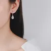 Boucles d'oreilles en peluche de haute qualité bijoux de drop plaquette d'or 2023 TRENDY Synthétique ovale opale pour femmes cadeau