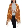 Sciarpe donne giraffe pelliccia pelle nascondiglio sciarpa scialle inverno wrappy lady nappeap peloso bufanda