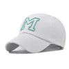 Ball Caps Baseball Cap Cappello Snapback Sun Sun Primavera Autunno Autuno M Lettera Hip Hop Capelli per uomini Donne