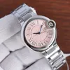 oyster gold luxurywatch woman V6 pink dial watch Fashion high quality WristWatch imported stainless steel Movement ladies Original Clasp