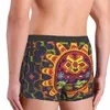 Underpants Mexican Huichol Sun Boxer Shorts Men 3D Printed Male Breathbale Underwear Panties Briefs