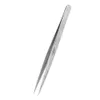 Estilos Tweezers práticos para relógios Glass Repair Jewelry Ferramenta de extensão de ponto fino extra Ferramentas de acessórios de aço inoxidável K295N