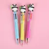 36pcs Kawaii Jel Kalem Beyin Pens Panda 6 Renk Kırtasiye Çok Fonksiyonlu El Yazısı Top Öğrenci Ofis Malzemeleri