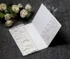 Pretty Lace Hollow Out Wedding Invitations Cards Customized Laser Cut Vintage Bridal Shower Decor Gift Business Greeting Card Kits Event ZZ