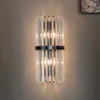 Wall Lamps Modern Wall Lamp Led Crystal Wall Lamps for Living Room Bedroom Corridor Nordic Loft Decor Sconce Bedside Wall Light Fixtures HKD230814