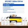 Kits de recarga de tinta DTF 1000ml para L1800 L805 L800 R1390 XP600 DX5 DX7 4720 I3200 P400 F2000 F2100