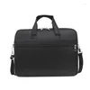 Briefcases Men's Briefcase Weekend Travel Business Document Storage Bag Laptop Protection Handbag Material Organize Pouch Accessories