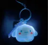 Cartoonbeleuchtung Kuromi Cinnamoroll Charmes Schmuck Schlüsselbund Rucksack Key Ring Accessoires Hangerzz