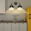 Lampy ścienne przemysłowa lampka ścienna E27 Vintage Wall Sconce Indoor oświetlenie podwójne światła na poddaszu do sypialni nocny salon HKD230814