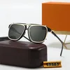 Sonnenbrille Klassiker Voller Rahmen für Herren Frau schöne Designerin Sonnenbrille Sonnenbrille Damen Luxus Mode Eyewear Hip Hop Brille Grün grün